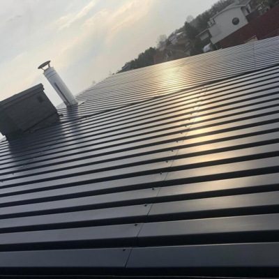 Malowanie dachu - blacha trapez