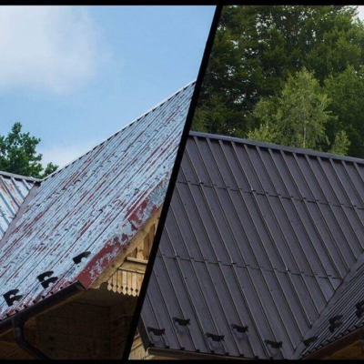 Metamorfoza malowania dachu