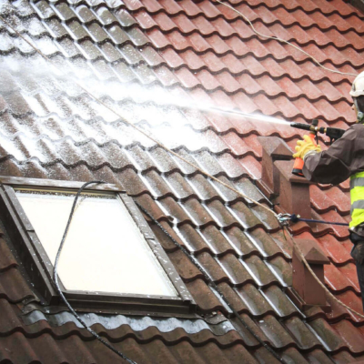 Renowacja dachówki - Etap pracy