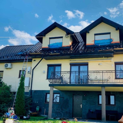 Malowanie blachodachówki powlekanej teflonem