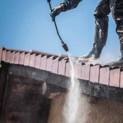Dachówka ceramiczna i betonowa - czyszczenie ciśnieniowe