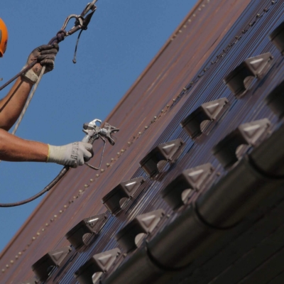 Malowanie natryskowe dachu - Śląsk