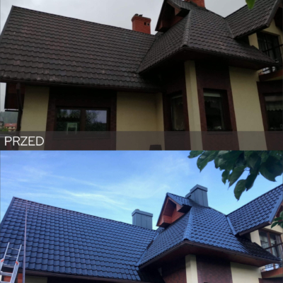 Przed i po metamorfoza dachu