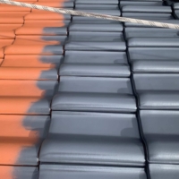 Malowanie dachówki przed i po - Opolskie