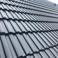 Fragment pomalowanego dachu