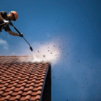 Czyszczenie dachówki z brudu