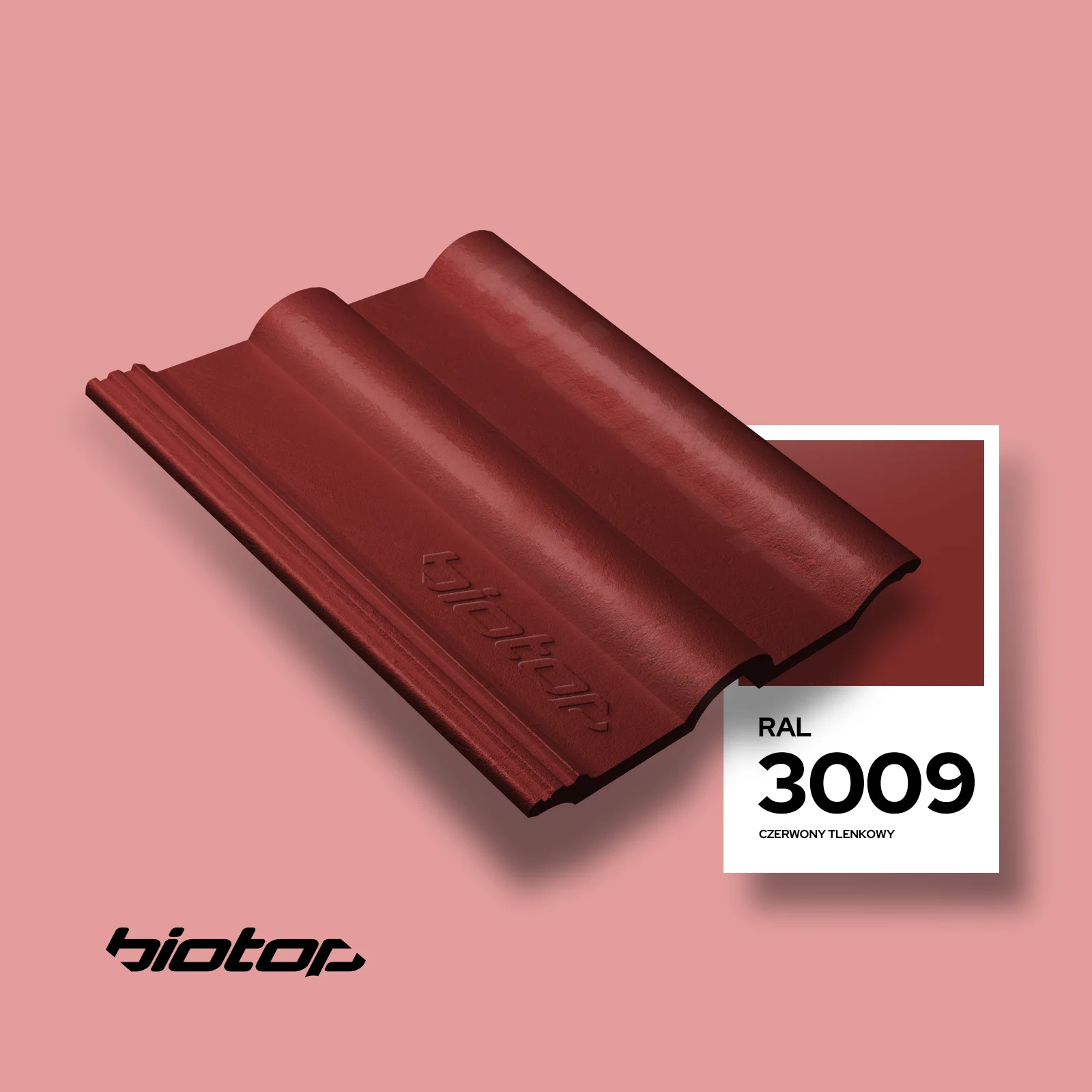 Dachówka w kolorze RAL 3009 - wizualizator koloru dachu i elewacji