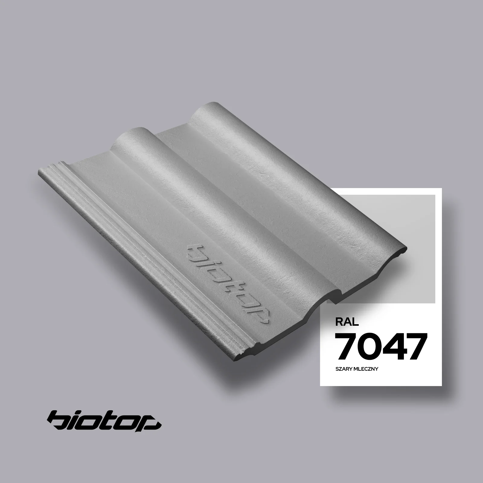 Dachówka w kolorze RAL 7047 - wizualizator koloru dachu i elewacji